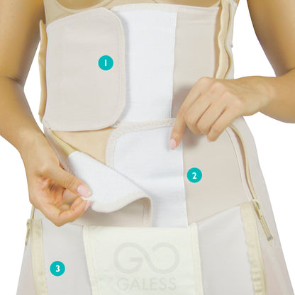 Postpartum Girdle Galess Shapewear Belly Band Wraps for C Section Recovery