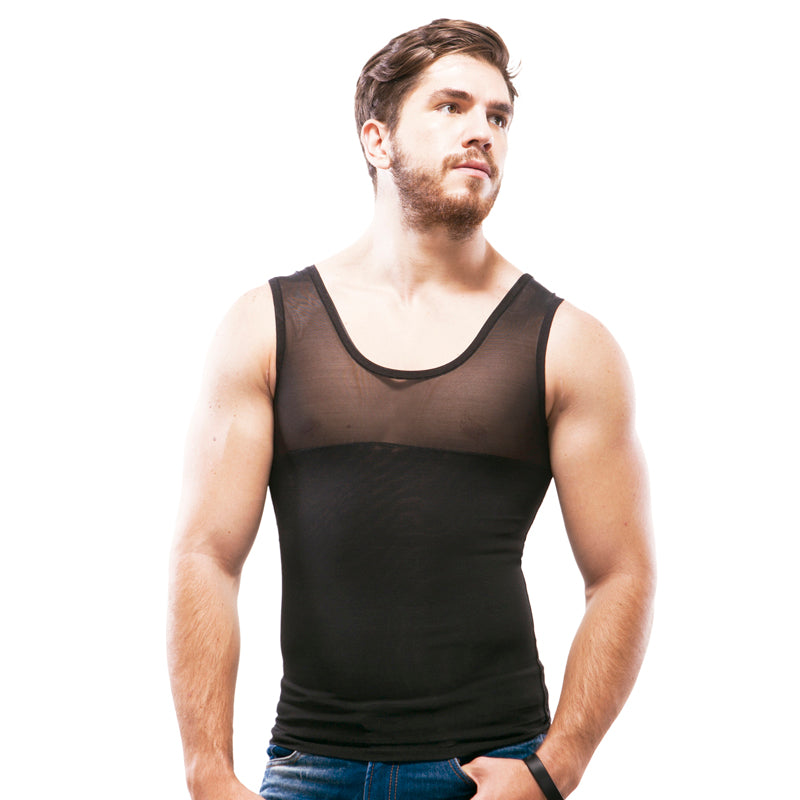 Men Body Shaper Gynecomastia Compression Shirt Men Girdle for Belly Undershirt